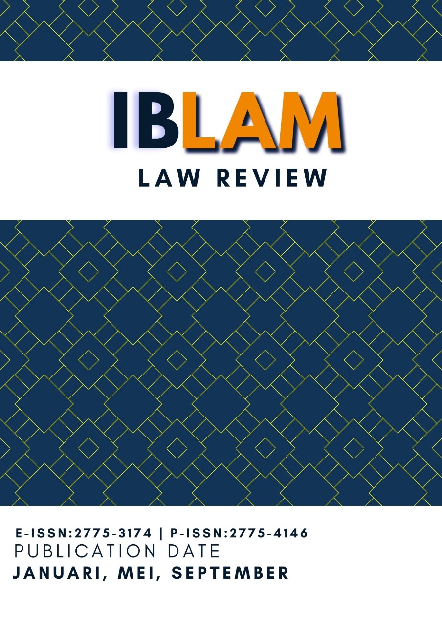 					View Vol. 6 No. 2 (2026): IBLAM LAW REVIEW
				